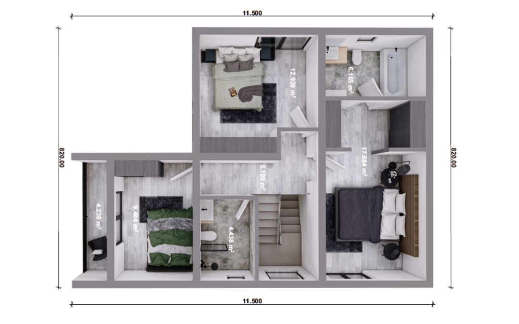 Unsere Haeuser - Einfamilienhaus bsp 05 Plan OG