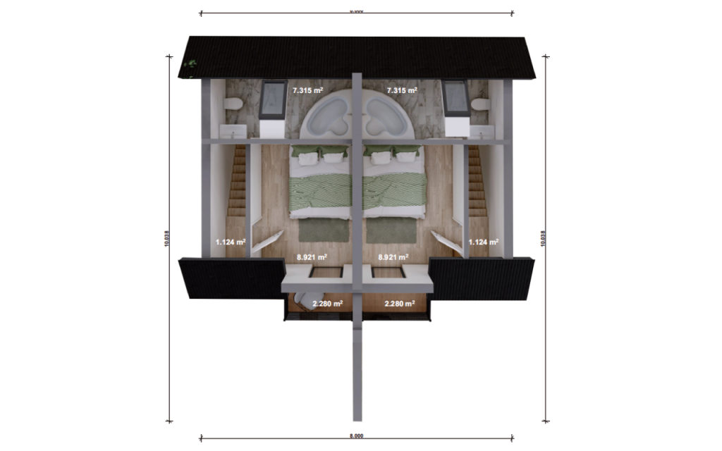 Unsere Haeuser - Mehrfamilienhaus bsp 01 Plan OG