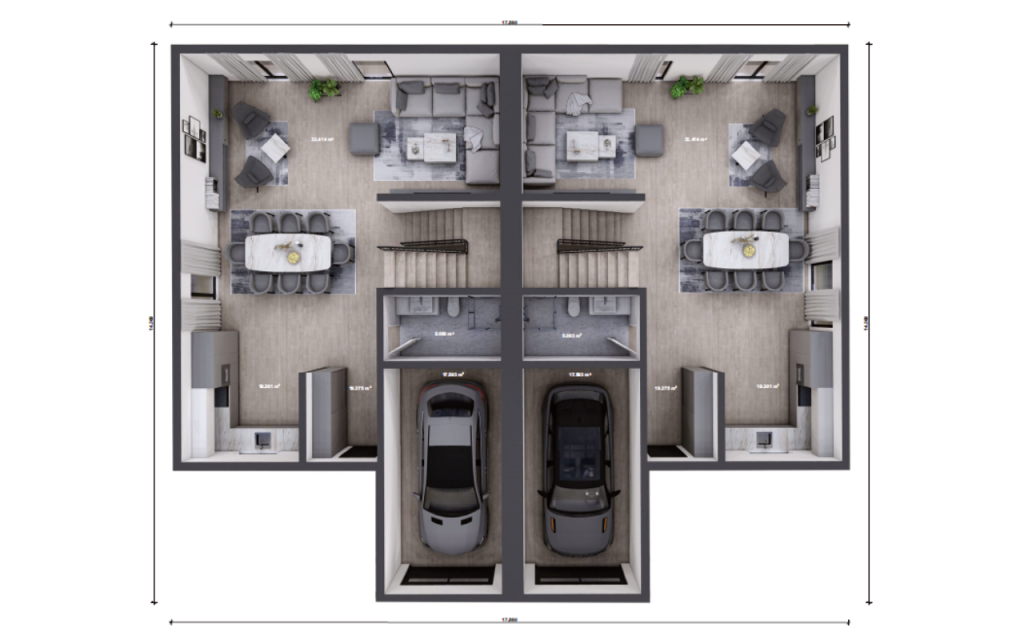 Unsere Haeuser - Mehrfamilienhaus bsp 02 Plan EG