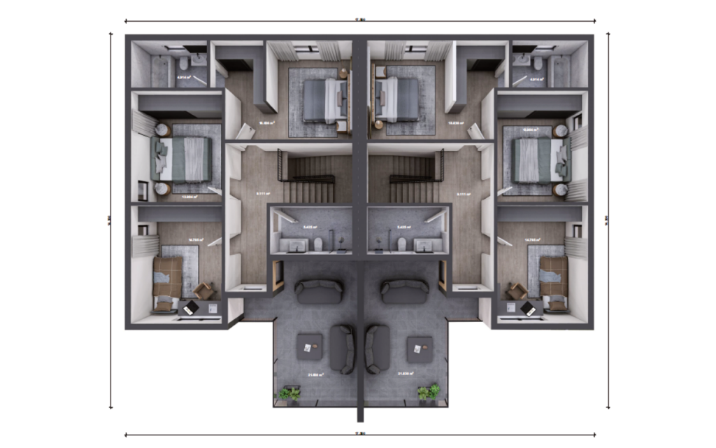 Unsere Haeuser - Mehrfamilienhaus bsp 02 Plan OG