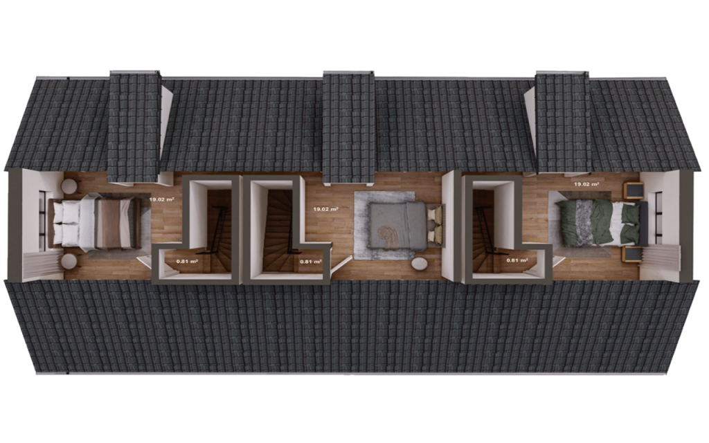 Unsere Haeuser - Mehrfamilienhaus bsp 03 Plan DG