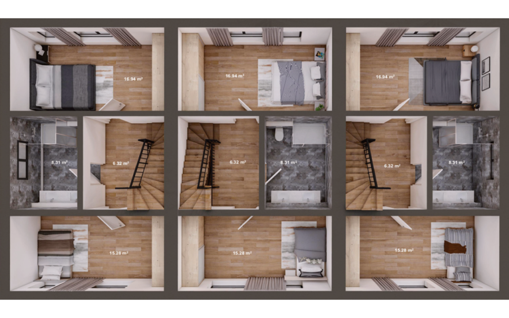 Unsere Haeuser - Mehrfamilienhaus bsp 03 Plan OG