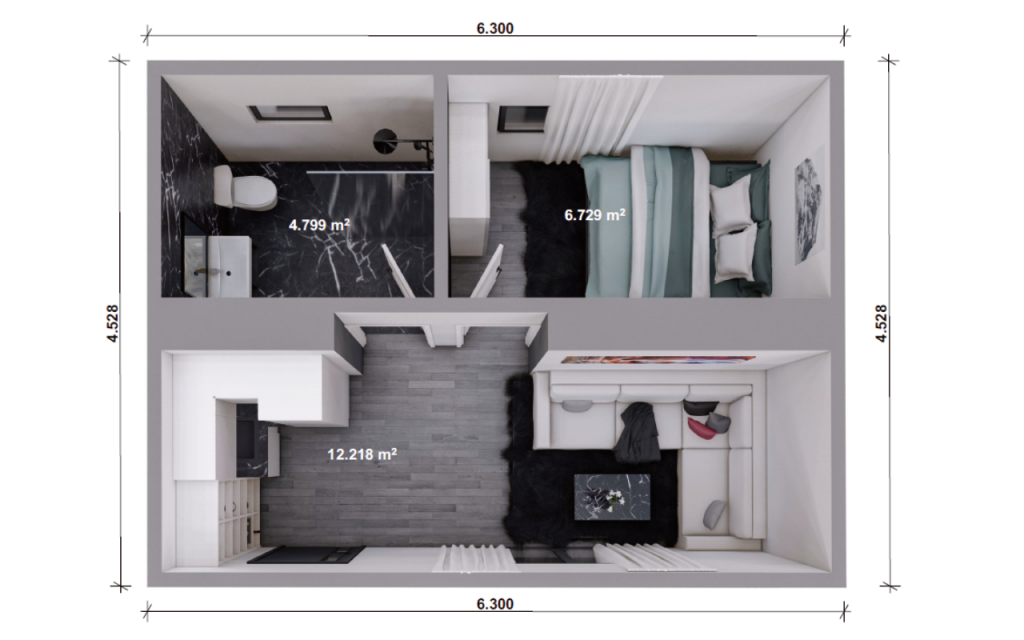 Unsere Haeuser - TinyHaeuser bsp 06 Plan