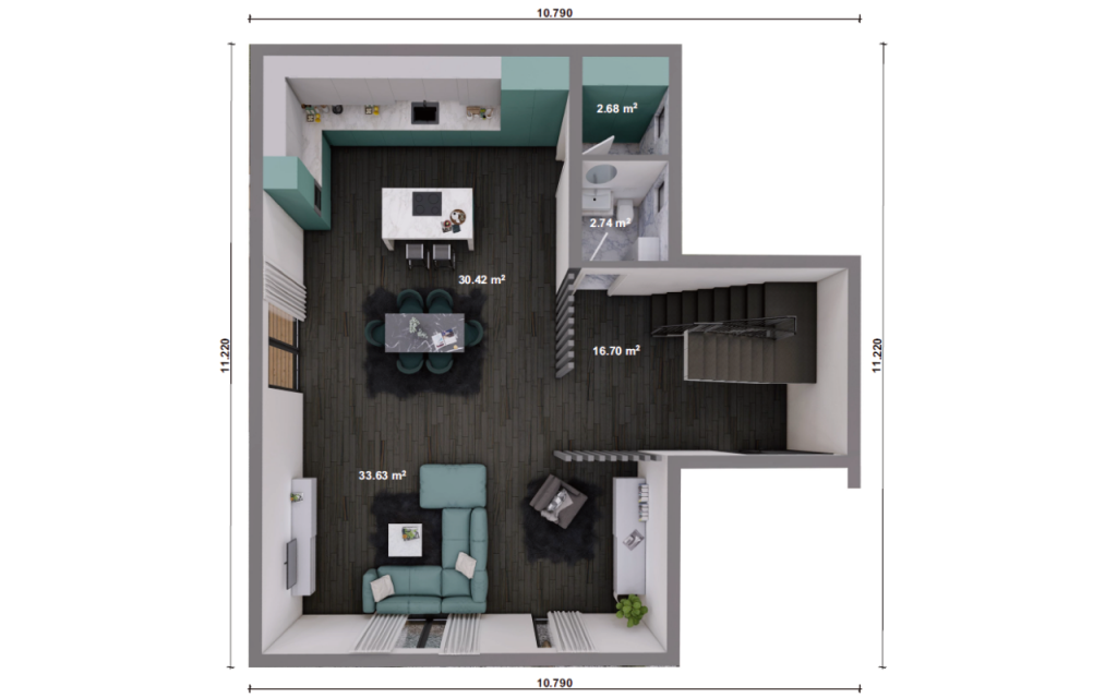 Unsere Haeuser - Villa bsp 03 Plan EG